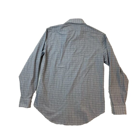 Calvin Klein Slim Fit Long Sleeve Button Up Shirt Mens Size 15-15.5 32/33 M - Picture 2 of 9